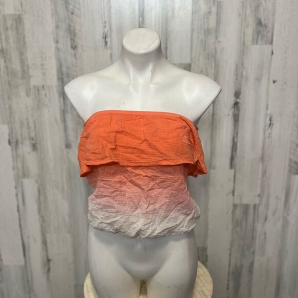 No Brand Tops - Orange tube top
